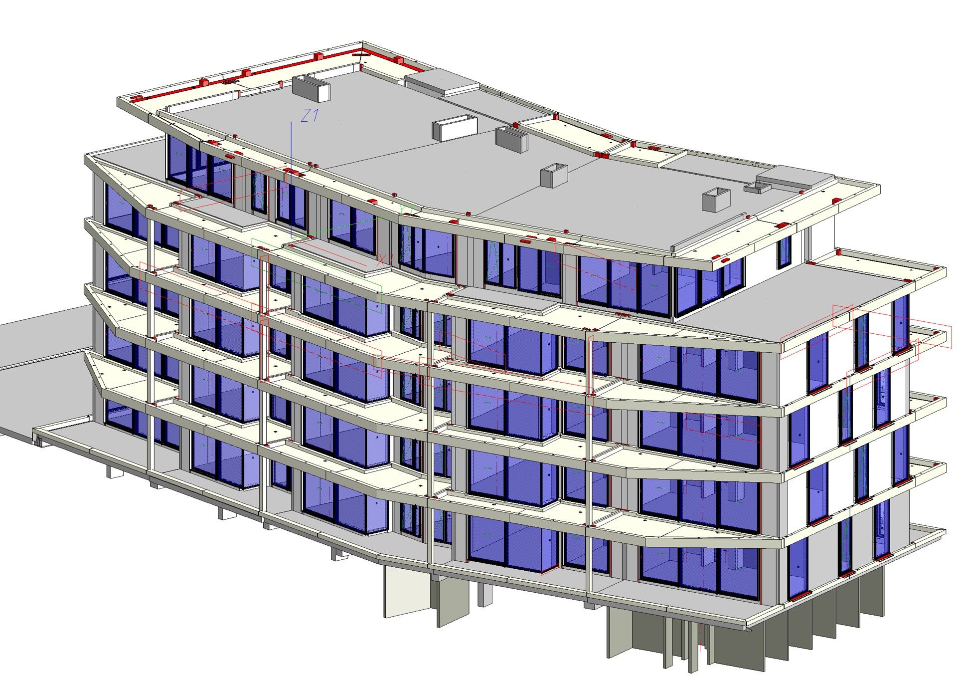 10-bim-model-aluminium-gevelelementen